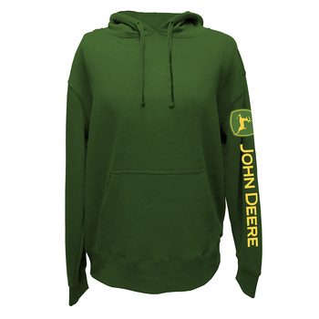 John Deere Men/Unisex Size S Logo Men's Hoodie Green