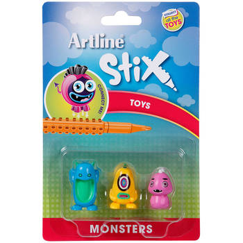 Artline Stix 3PK Monsters Toys for Stix Drawing Pen
