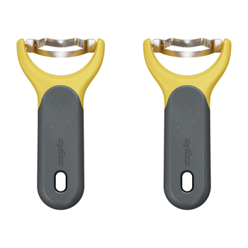 2PK Zyliss Stainless Steel Corn Stripper/Peeler 14.5cm - Yellow/Grey