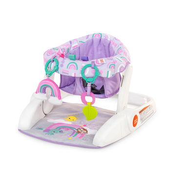 Bright Starts Paradise 2-in-1 Position Baby Floor Chair/Seat - Purple 4m+