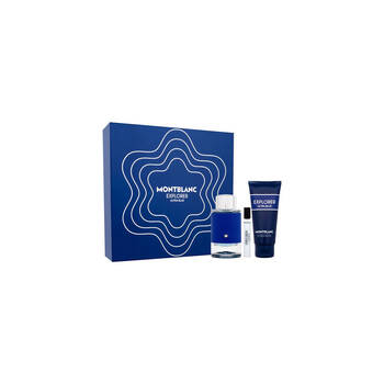 3pc Mont Blanc Explorer Perfume/Shower Gel & EDP Travel Spray