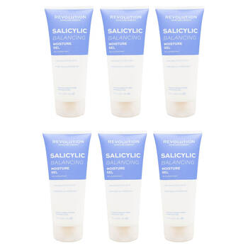 6PK Revolution Salicylic Balancing Moisture Gel Hydrating Skin Care 200ml