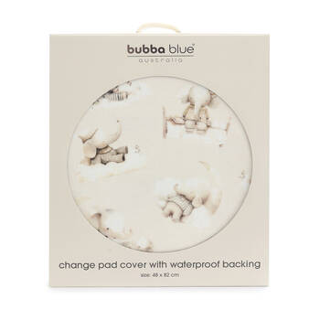Bubba Blue Elephant Bedtime Waterproof Change Mat Cover 48x82cm