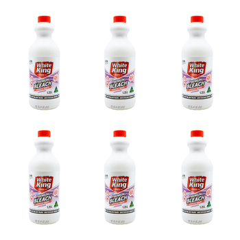 6PK White King Premium Bleach 1.25L All Purpose Cleaner - Lavender
