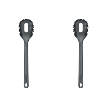 2PK Zyliss Spaghetti Server Nylon Pasta Fork 31cm - Grey