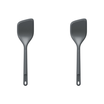 2PK Zyliss Angled Turner Nylon Cooking Utensil 32cm - Grey