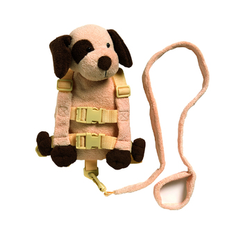 Playette 2-in-1 Harness Buddy/Strap Baby/Kids 18m-4y - Tan Puppy