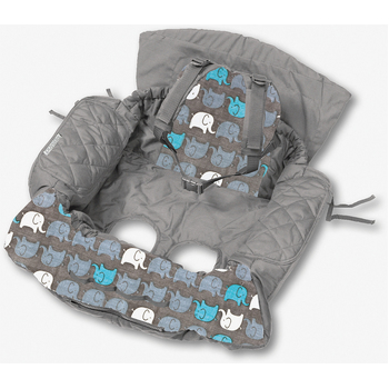Playette Cover For Shopping Trolley/Baby High Chair Elephant Grey
