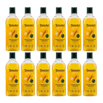 12PK Timotei Strengthening Shampoo 300ml Argan Oil & Jasmine Hair Repair
