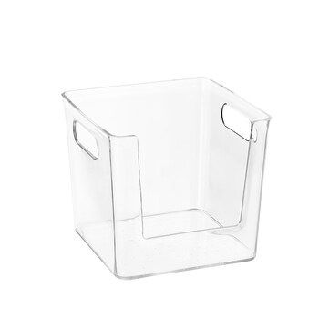 boxsweden Crystal Storage Container with Lid, Medium, 36 x 27 x 14 cm Size