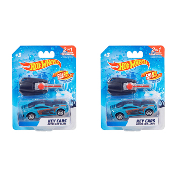 2PK Hot Wheels Kids/Children Colour Shifter Car w/ Key Playing Toy 3y+ Assorted