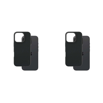 2PK PanzerGlass CARE Fashion Case For iPhone 16 Pro Black