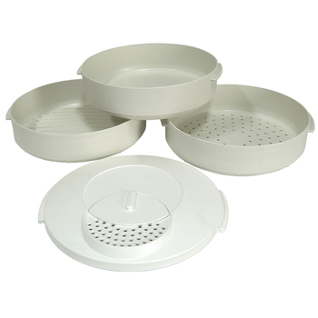 Homeleisure Microwave 3 Set Stacker System Kitchen Cooking  Storage