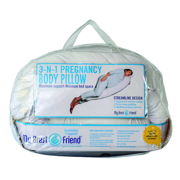 My Brest Friend 3-in-1 Sleeping Body Pillow Pregnancy Support - White