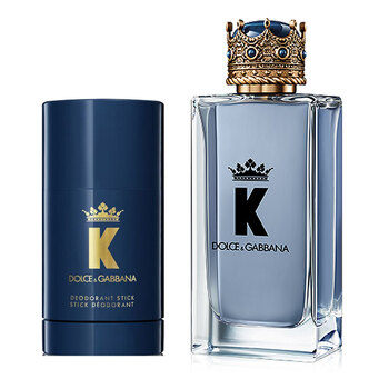 2pc Dolce & Gabbana K 100ml EDT Fragrance Natural Spray w/ 75g Deodorant Stick