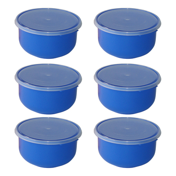 6PK Homeleisure Seal & Serve Salad Bowl Kitchen Cooking  Serveware
