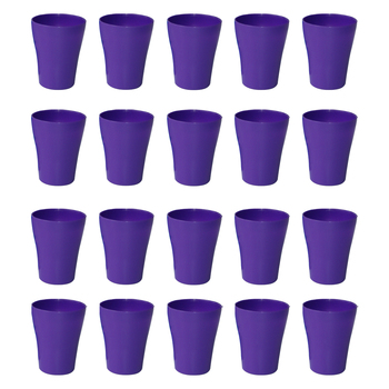 20PK Homeleisure Drinking Cup 250ml Assorted Col Kitchen Cooking  Serveware