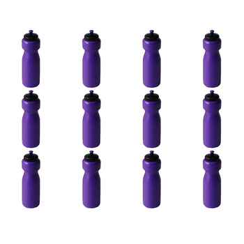12PK Homeleisure Plastic 750ml Drink Sports Bottle Assorted 
