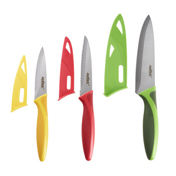 3pc Zyliss Stainless Steel Knife Set