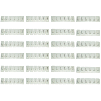 24PK 6pc Homeleisure Hook It Plastic Hooks Self-Adhesive White 