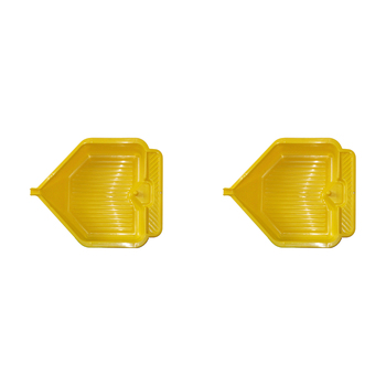 2PK Homeleisure Plastic 6L Car Oil Change Pan Large Assorted 