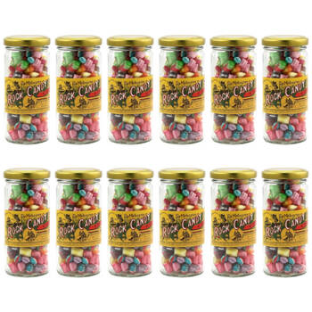 12PK Melbourne Bo Peeps Rock Candy Sweet Confectionery Lollies 170g Handmade