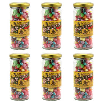 6PK Melbourne Bo Peeps Rock Candy Sweet Confectionery Lollies 170g Handmade
