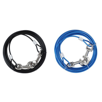 2PK Paws & Claws Pet/Dog 6.1m Tie Out Cable - Assorted