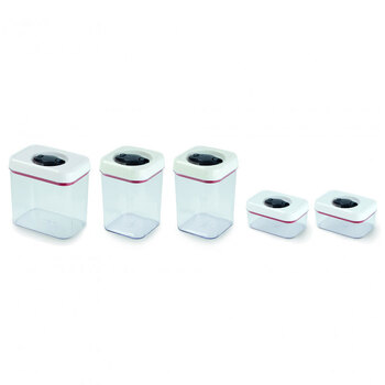 5pc Zyliss Twist & Seal Container Set