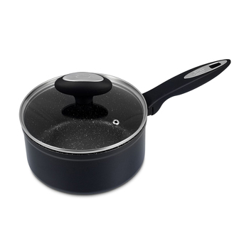 Zyliss Ultimate Forged 20cm/3L Non-Stick Saucepan w/ Lid Cover - Black
