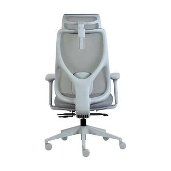 Mondo Scout Chair Ergonomic Office Work W/ Mesh Back & Lumbar Support Grey