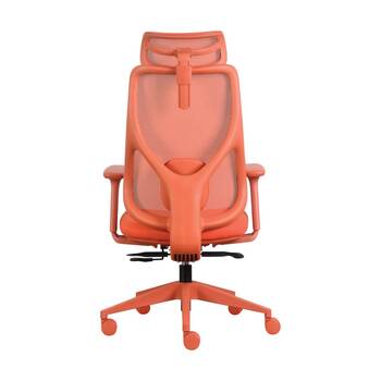 Mondo Scout Chair Ergonomic Office Work W/ Mesh Back & Lumbar Support Orange