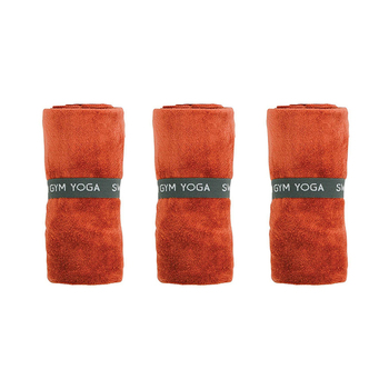 3PK Annabel Trends Sports Towel Absorbent 73.5x34.5cm - Terracotta