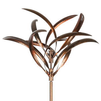 Wind Spinner Grevillea 208cm Ornament Yard/Patio Garden Decor - Bronze