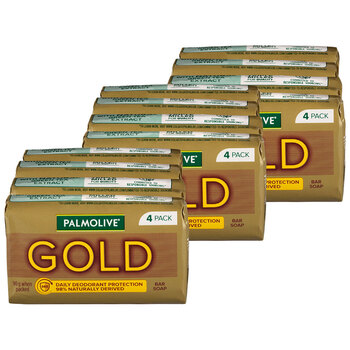 3x 4PK Palmolive 90g Soap Bars Gold