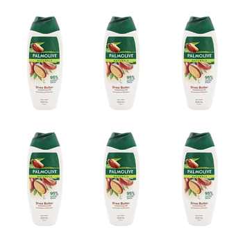 6PK Palmolive Naturals 500ml Body Wash Bath Soap Shea Butter