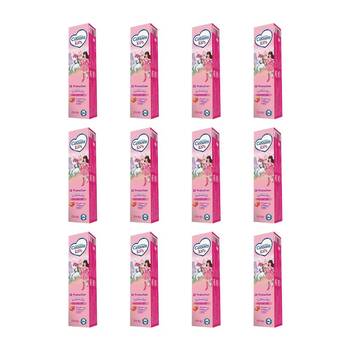 12PK Cussons Kids Flavoured Toothpaste Teeth Protection & Oral Care 45g Assorted