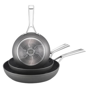 3pc Essteele Per Bellezza 20/24/30cm Triple Pack Grey