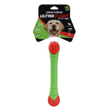 Paws & Claws 24cm Ultra Float TPR Baton w/ Squeaker