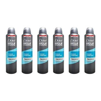 6PK Dove Men +Care Clean Comfort Deodorant Spray 250ml 48hr Protection