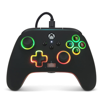 PowerA Spectra Enhanced Wired Controller For Xbox One & Series X/S Black/LED Light