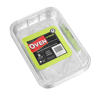 10pc Lemon And Lime 31.5cm Foil Tray