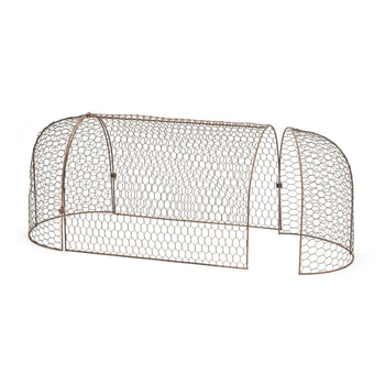 3pc Cloche 45/30cm Metal Tunnel Set Garden Seedling Guard