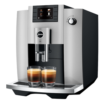 Jura E6 Automatic Bean Coffee Machine Platinum INTC