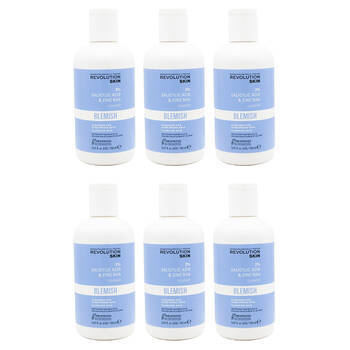 6PK Revolution Skin Blemish Facial Cleanser Wash For Acne Prone Face Care 150ml