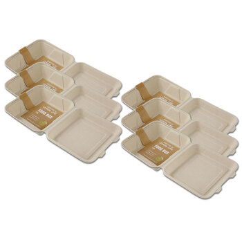 24pc Lemon And Lime 1.2L Eco Sugarcane Food Box Natural