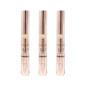 3PK Revolution Illuminating Under-Eye Concealer Eye Bright Fair Beauty Makeup