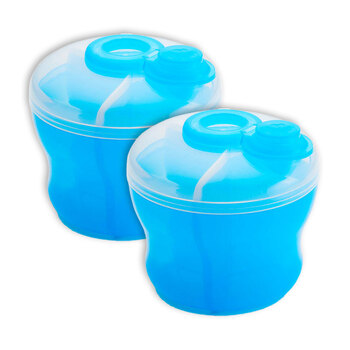 2PK Munchkin 3-Serve Baby Milk Formula Dispenser (Blue)