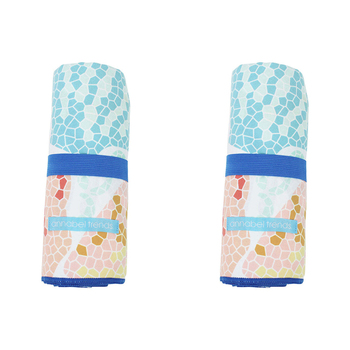 2PK Annabel Trends Sand Free Towel Absorbent 160x80cm - Shelly Beach