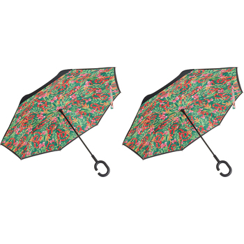 2PK Annabel Trends Reverse Umbrella Inverted 81x10cm - Jungle Snake
